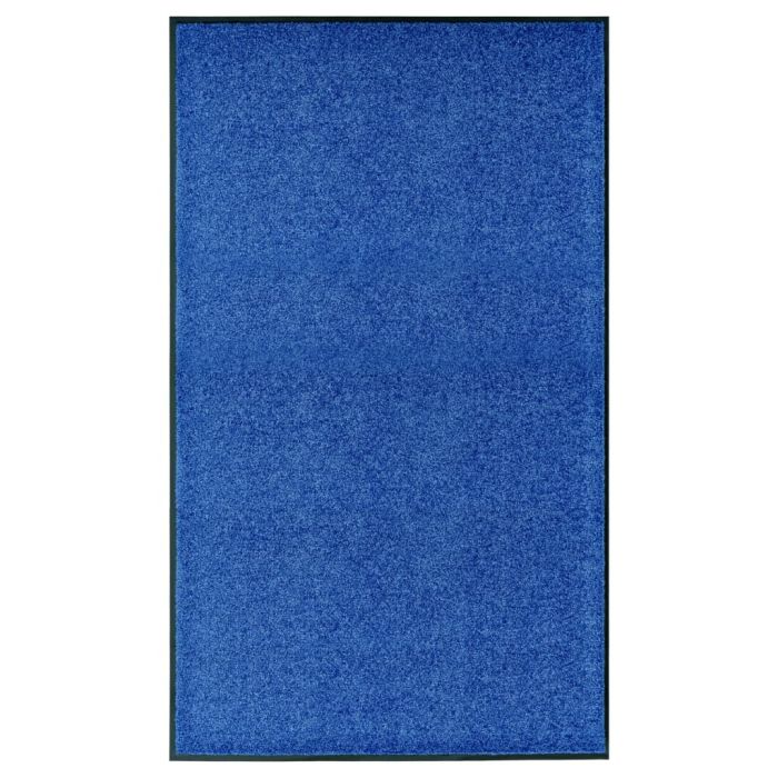 Doormat Washable Blue 90x150 cm