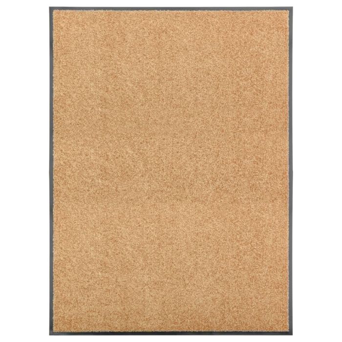 Doormat Washable Cream 90x120 cm