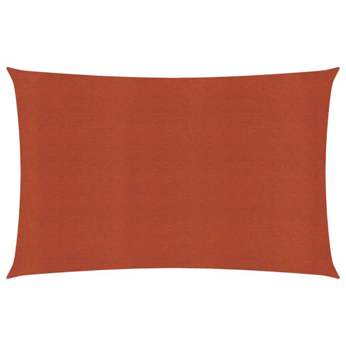 Sunshade Sail 160 g/Terracotta 3x4.5 m