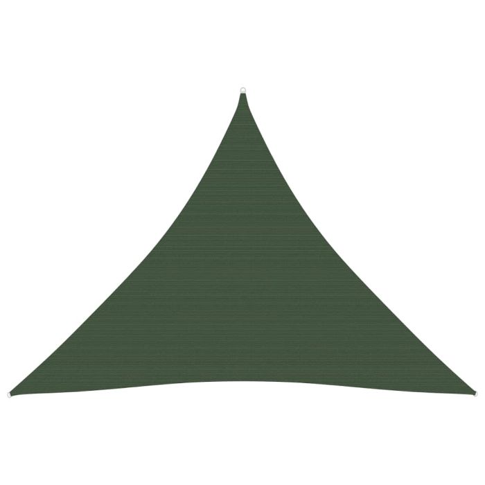 Sunshade Sail 160 g/m2 Dark Green 4x4x4 m HDPE