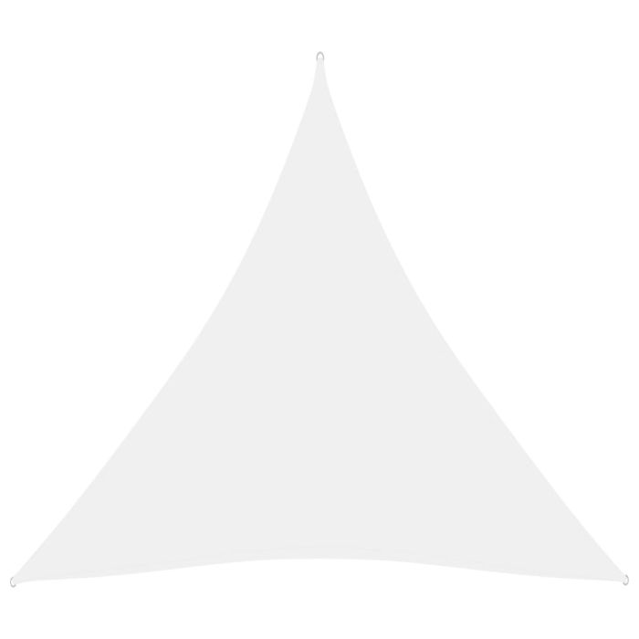 Sunshade Sail Oxford Fabric Triangular 6x6x6 m White