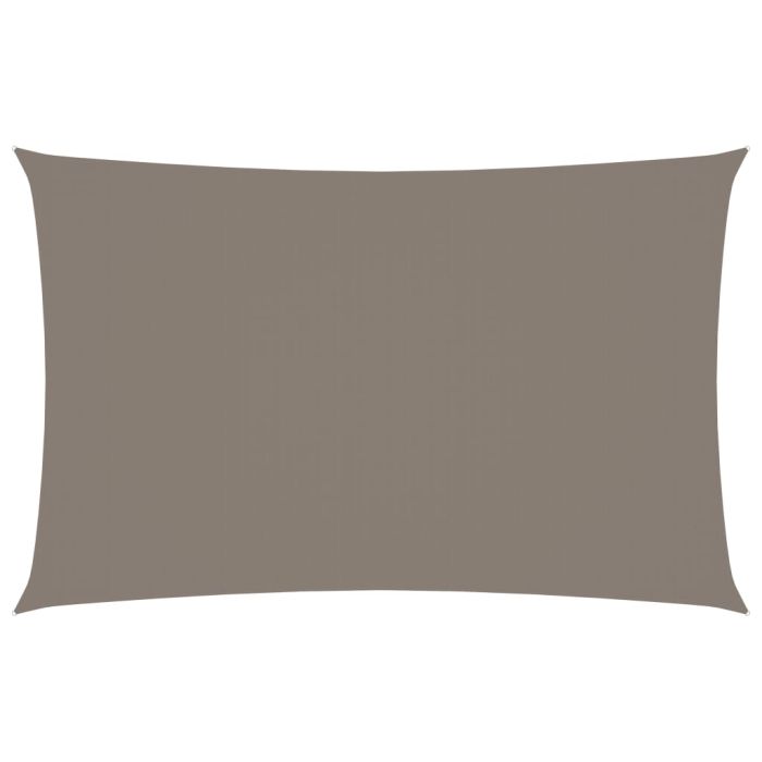 Sunshade Sail Oxford Fabric Rectangular 5x8 m Taupe