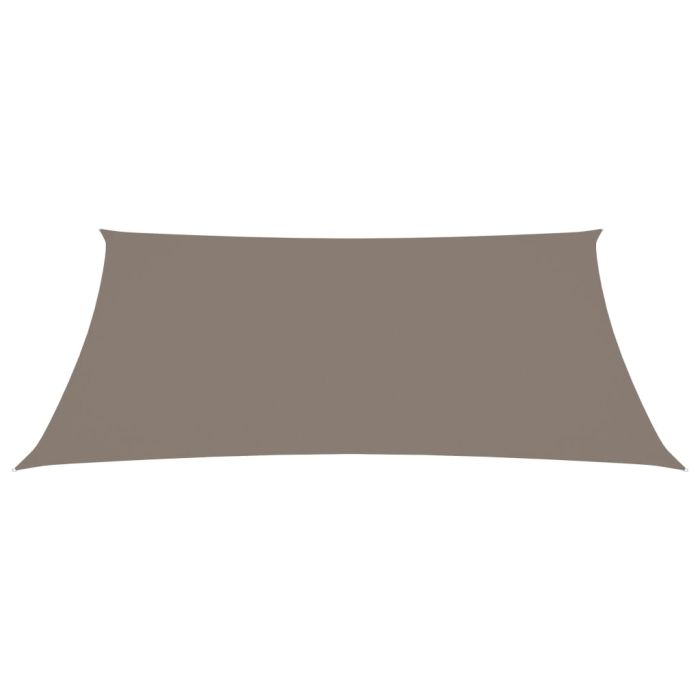 Sunshade Sail Oxford Fabric Rectangular 6x7 m Taupe