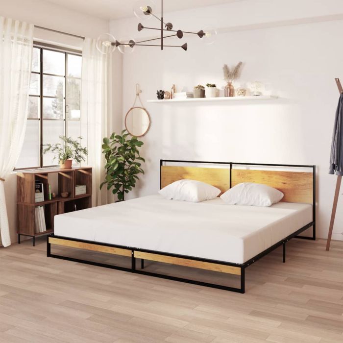 Bed Frame Metal 200x200 cm