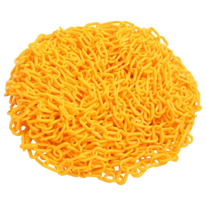 Warning Chain Yellow 100 m Ã˜6 mm Plastic