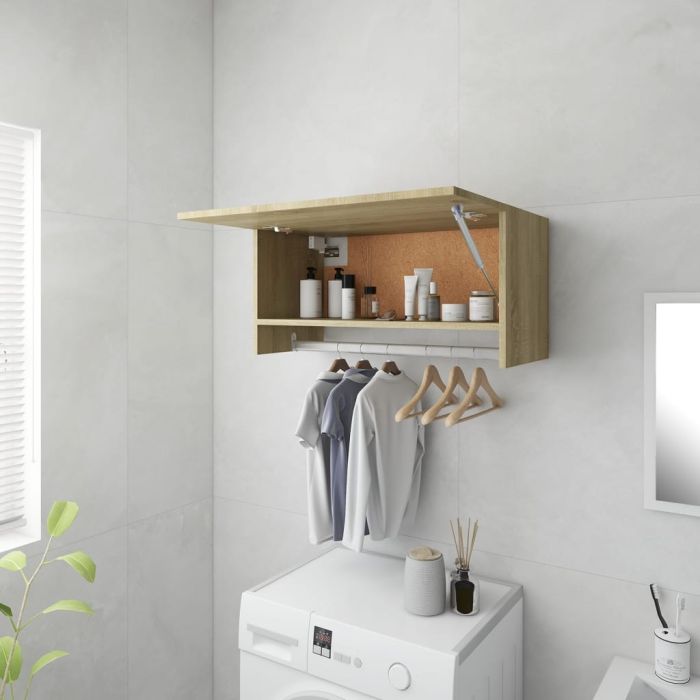 Wardrobe Sonoma Oak 70x32.5x35cm Engineered Wood