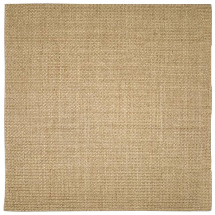 Rug Natural Sisal 100x100 cm