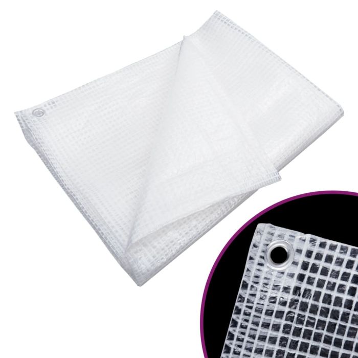 Leno Tarpaulin 140 g/m2 4x4 m White