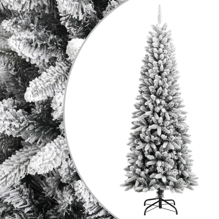 Briet Artificial Christmas Tree Flocked Snow 210cm PVC PE