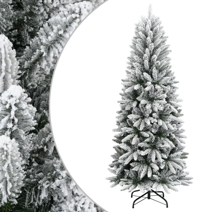 Briet Artificial Christmas Tree Flocked Snow 240cm PVC PE