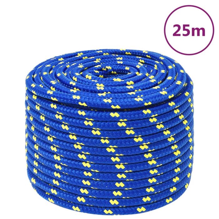 Boat Rope Blue 14mm 25 m Polypropylene
