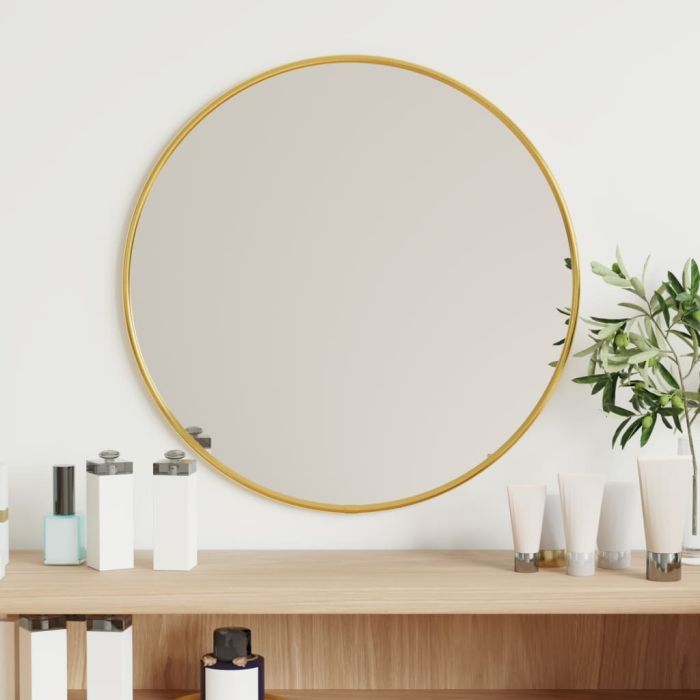 Wall Mirror Gold 40cm Round
