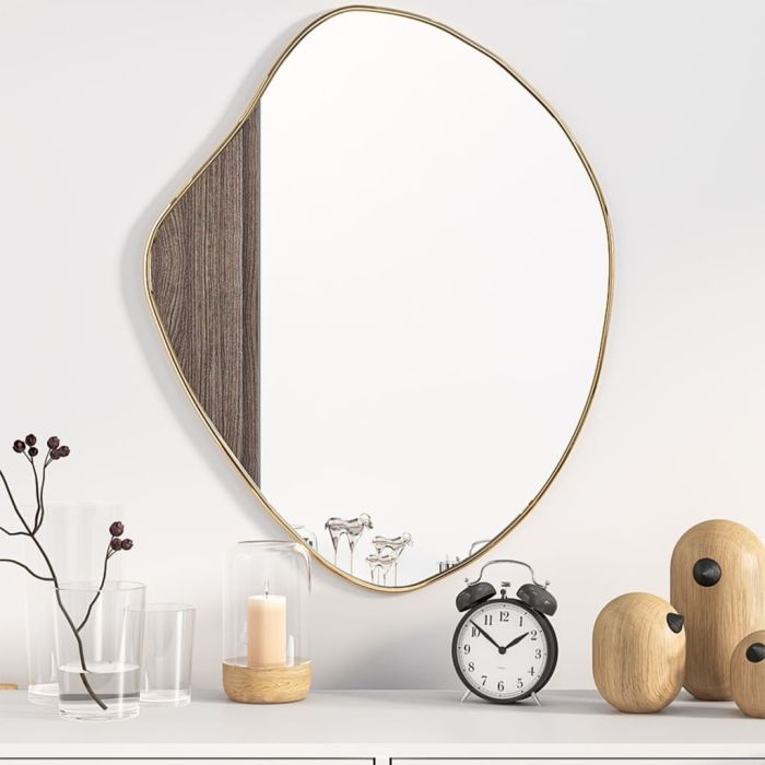 Wall Mirror Gold 60x50cm