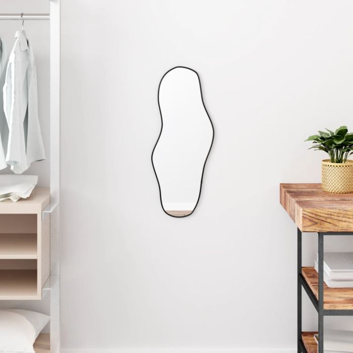 Wall Mirror Black 60x25cm