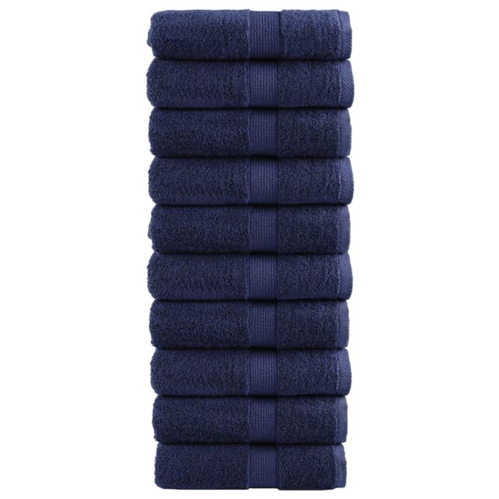 Premium Soap Towels SOLUND 10pcs Navy Blue 30x30cm 600gsm