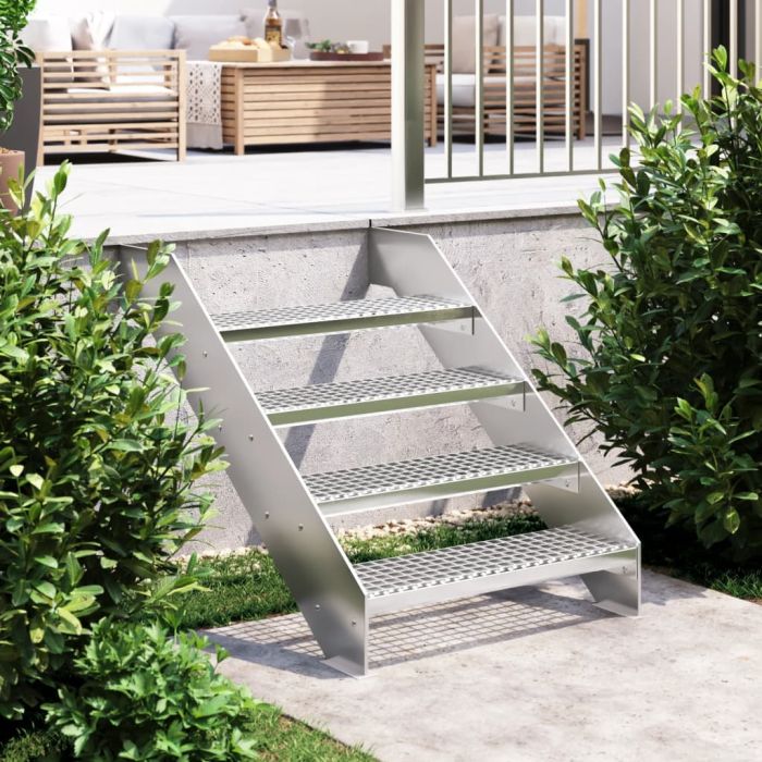Grate Step 70x24x7 cm Galvanised Steel