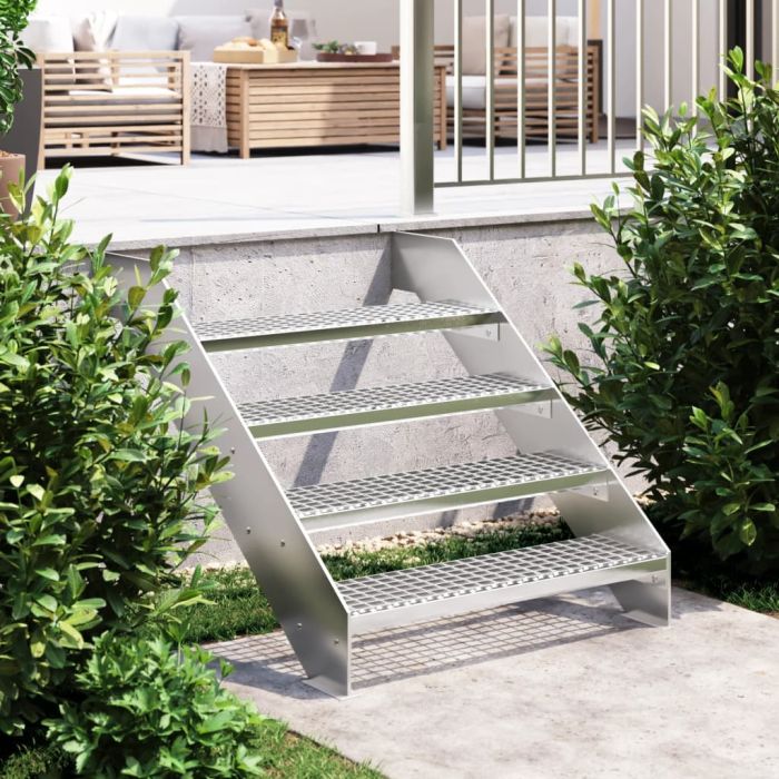 Grate Step 80x24x7 cm Galvanised Steel