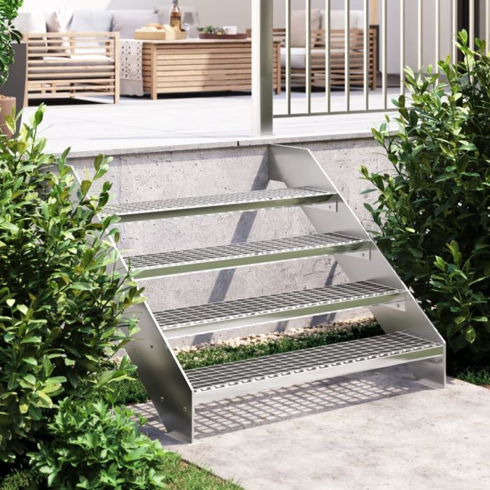 Grate Step 100x24x7 cm Galvanised Steel