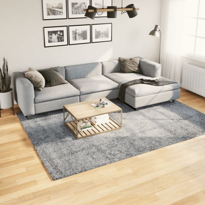 Shaggy Rug High Pile Modern Blue 200x280cm