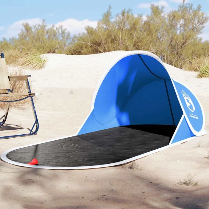 Beach Tent Azure Blue Pop-up Waterproof - vid-4004155