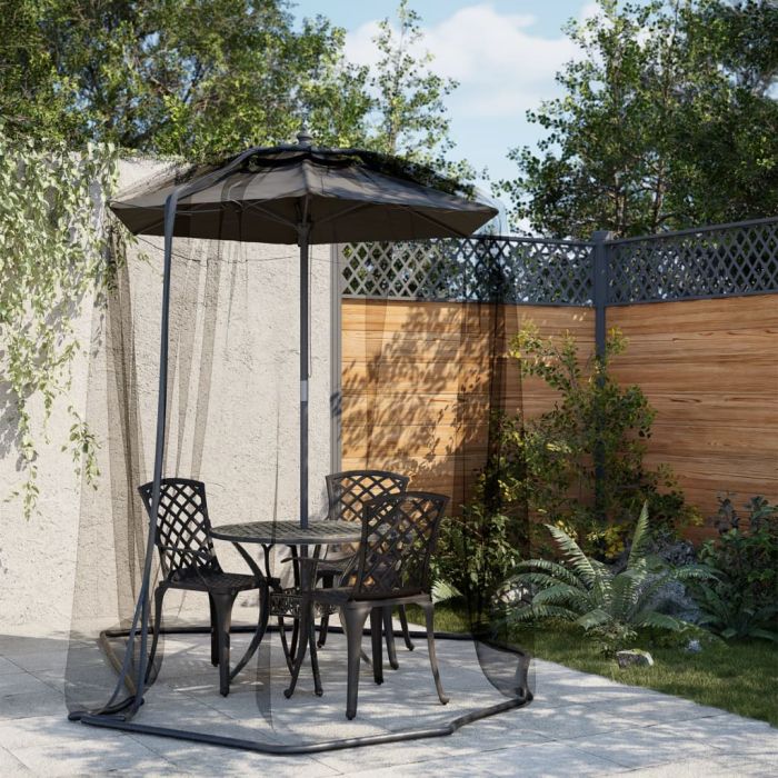 Mosquito Net for Umbrella 220 Mesh Black Î¦300x230 cm