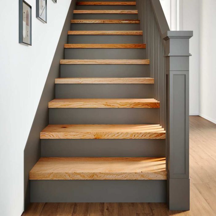 Stair Treads 2 Pieces Light Brown 80x25x2 cm Solid Wood Oak