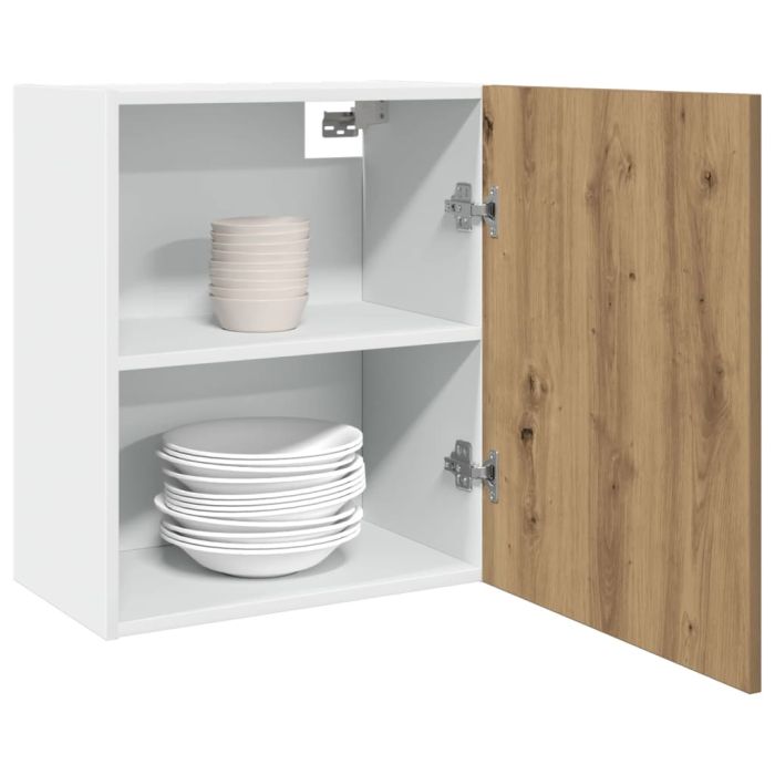 Hanging Cabinet Lyons 2 pcs Artisan Oak 50x31x60 cm Engineered Wood