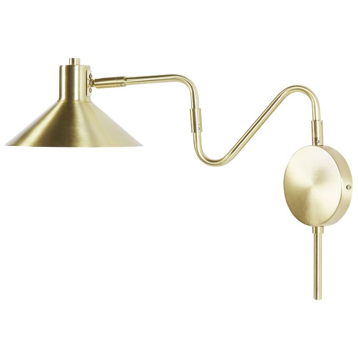 Metal Wall Lamp Gold BALIEM
