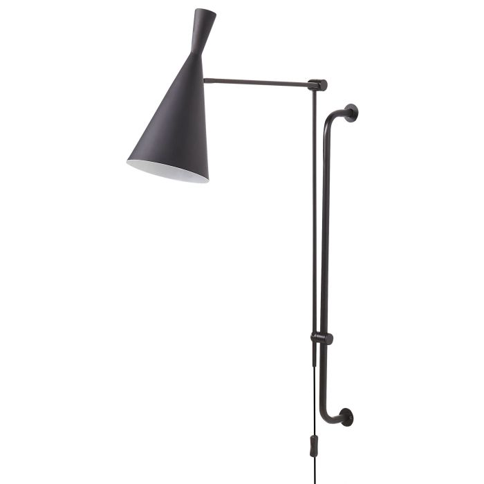 Metal Wall Lamp Black MARISA