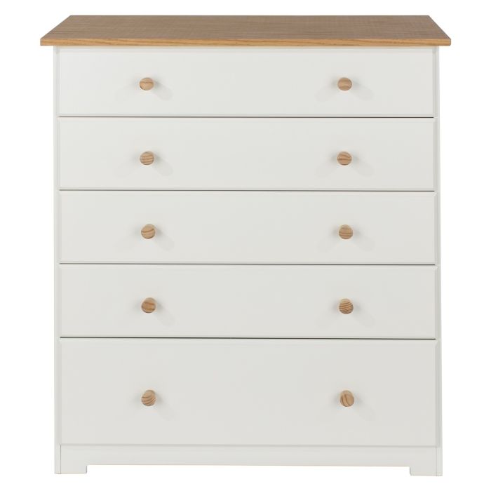 Colorado White Oak 5 Drawer Storage Chest