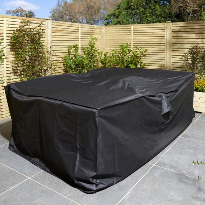 Valerie All Weather Outdoor Furniture Black Cover with UV Protection - 180x71x93cm