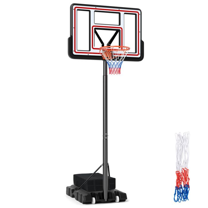 Basketball Hoop - 225-305cm Portable Basketball Hoop Adjustable Basketball Goal System