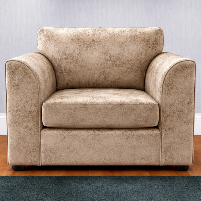 VELOURA Crush Velvet Armchair - MInk