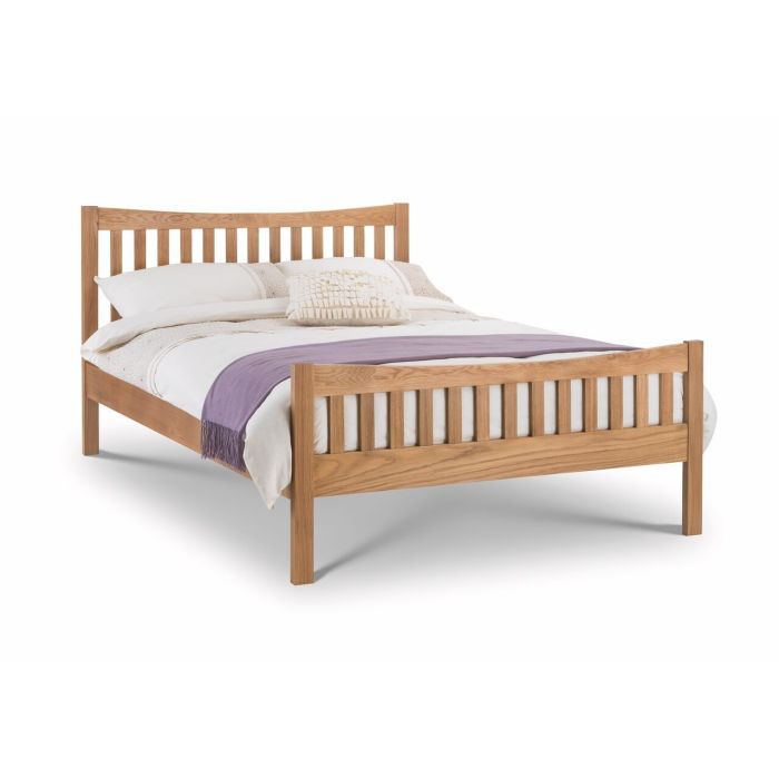 Bergamo Oak Wood Bed - Double or King - Kingsize 5ft