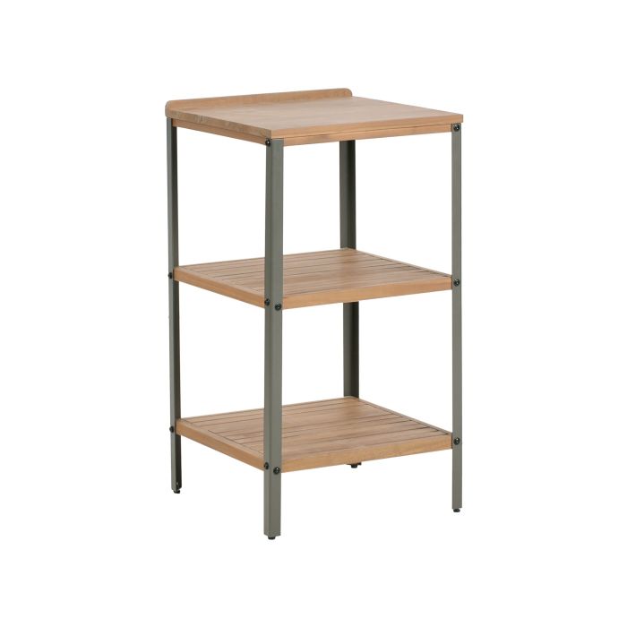 HORNLEIGH Wooden Outdoor Kitchen Island 50 cm - Brown