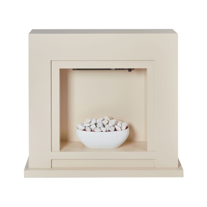 Electric Fireplace Heater SAHARA Beige