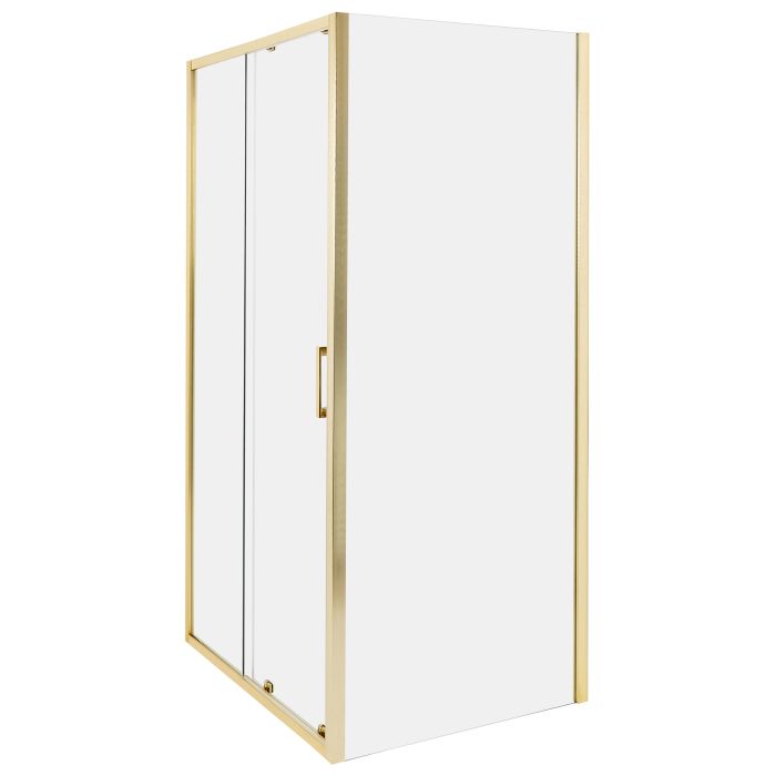 Shower Enclosure YORO 80 x 100 x 185 cm Gold