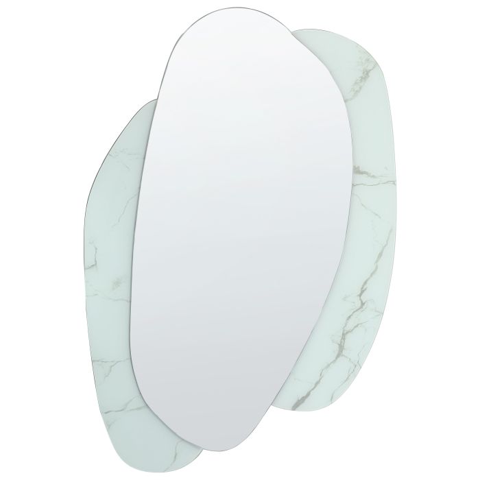 Wall Mirror PANNES 80 cm 117 cm Light Blue
