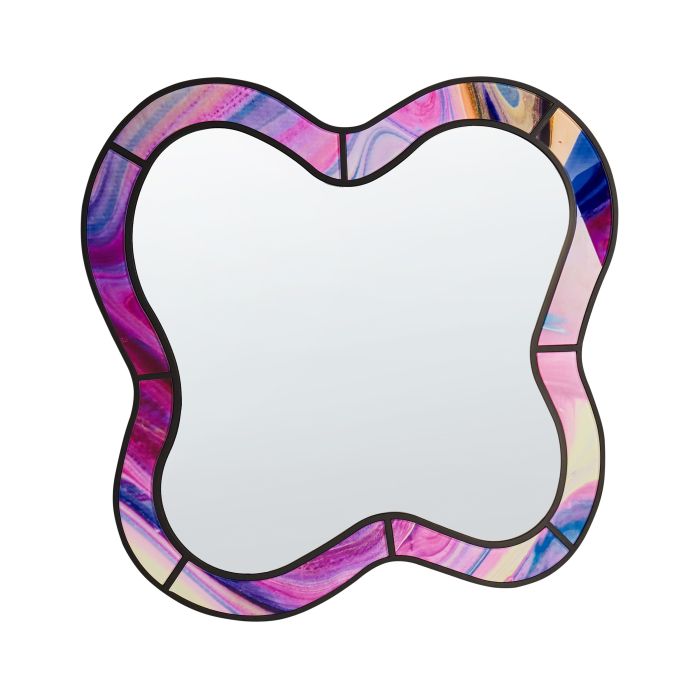 Wall Mirror PULNOY 72 cm 80 cm Pink