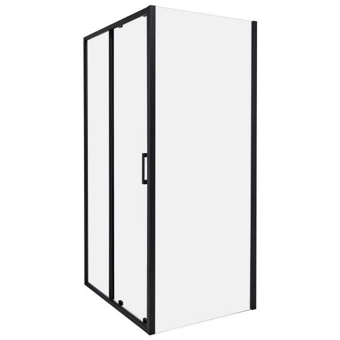 Shower Enclosure YORO 80 x 100 x 185 cm Black