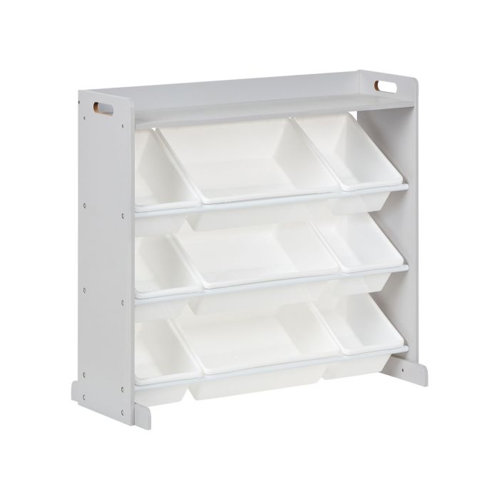 Shelf with 9 Boxes Grey COLLIE