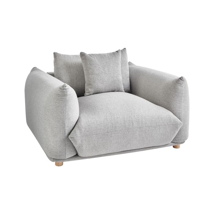 Armchair - LVUOS Fabric Light Grey