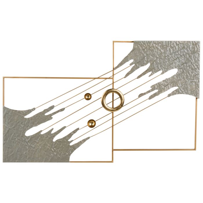 BRENFORD Wall Decor Metal - Grey