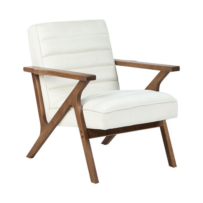 Armchair KISA Velvet Off-White