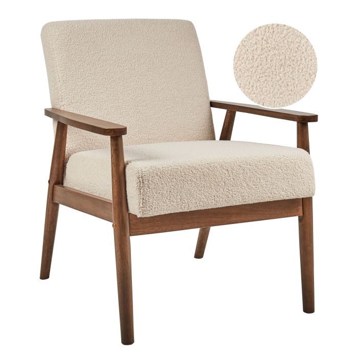 Armchair ESRUM Boucle Beige