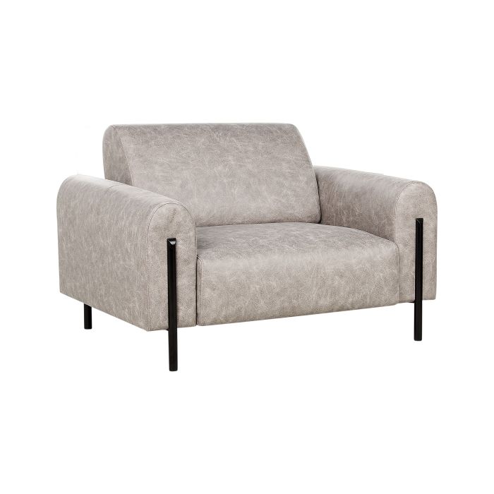 Armchair ASKIM Fabric Light Grey