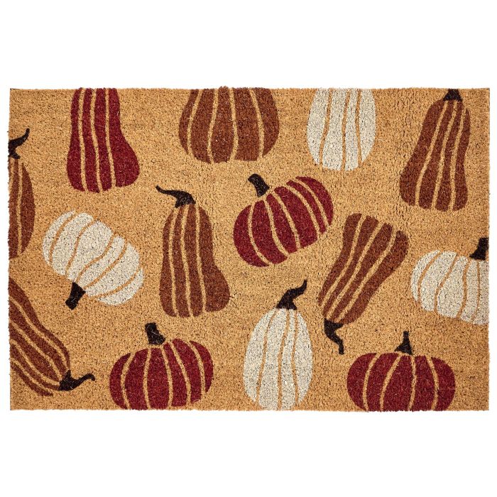 PENDONWELL Pumpkin Coir Doormat - Multicolour
