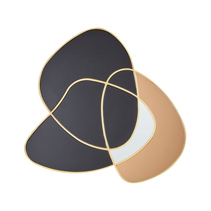 Wall Mirror TAILLY 99 cm 89 cm Black