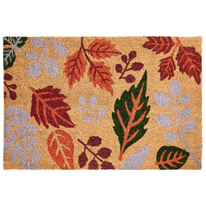 PENLEIGHON Leaf Coir Doormat - Multicolour