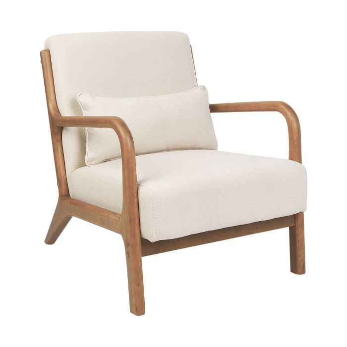 Armchair SKOVDE Fabric Light Beige